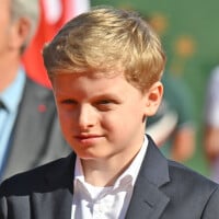 Jacques de Monaco, 9 ans et demi, a bien grandi ! Le fils d'Albert et Charlene élégant comme ses parents, sa soeur Gabriella absente