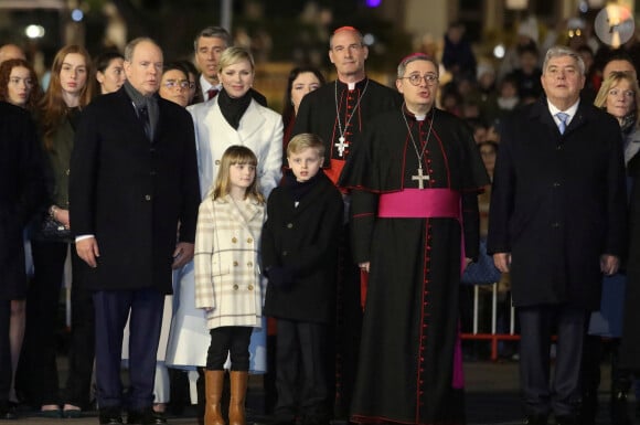 Célébrations de la Sainte Dévote, Sainte Patronne de Monaco - Quai Albert Ier : embrasement de la Barque par la Famille Princière le 26 janvier 2024. © Claudia Albuquerque / Bestimage