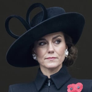 Kate Middleton a dû brutalement mettre un terme à toutes ses activités au début de l'année, en raison de sa santé.
Catherine Kate Middleton, princesse de Galles - La famille royale honore les disparus des deux guerres mondiales lors de la cérémonie Remembrance Sunday ( Dimanche du souvenir ) au Cénotaphe à Londres.