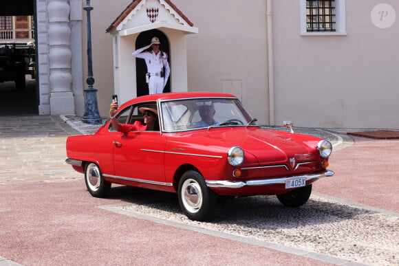 Défilé de voitures de la collection du Prince Rainier de Monaco, dans le cadre des célébrations de son centenaire, à Monaco, le 31 mai 2023. © Claudia Albuquerque / Bestimage