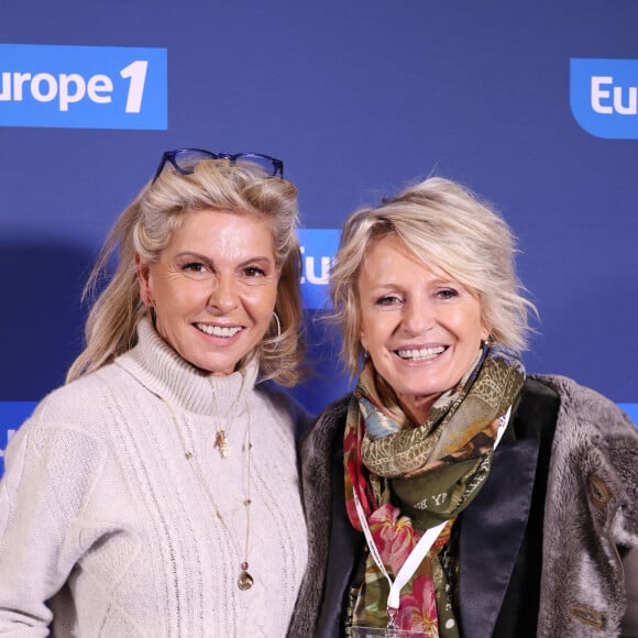 Exclusif - Caroline Margeridon et Sophie Davant - Sophie Davant anime son émission d'Europe 1 "Sophie & Les Copains" au salon Made in France à Paris le 9 novembre 2023. 