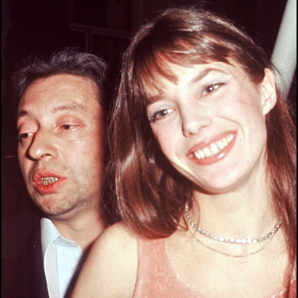 Serge Gainsbourg et Jane Birkin lors du Festival de Cannes. Mai 1974.