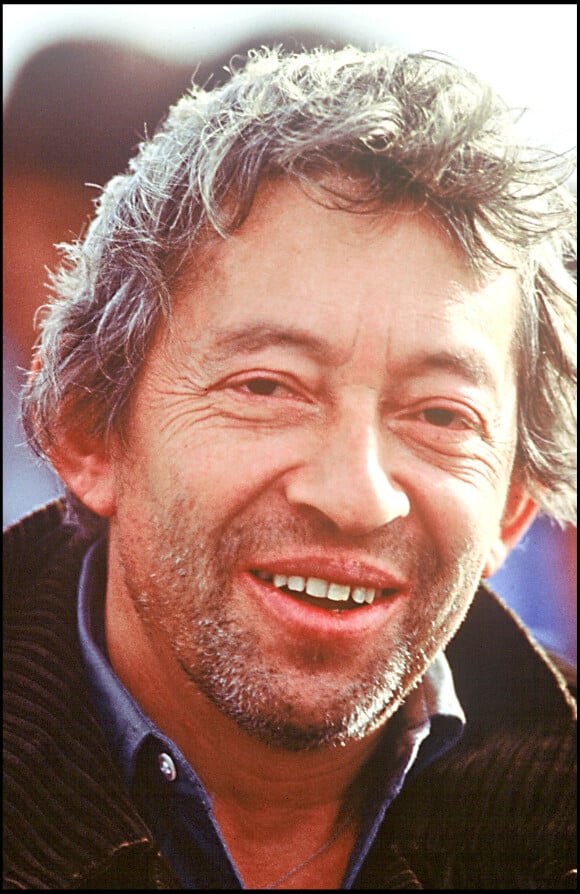 Portrait de Serge Gainsbourg.