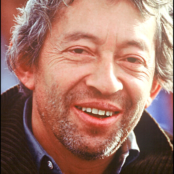 Portrait de Serge Gainsbourg.