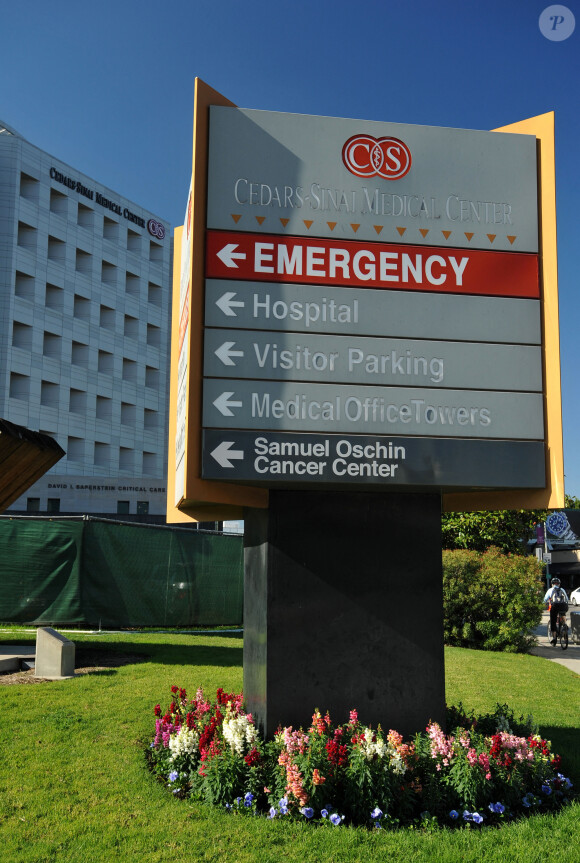 Vue générale de l'hôpital Cedars-Sinai situé à Beverly Hills où Johnny était hospitalisé en 2009. Los Angeles, Californie le 9 décembre 2009. Photo par Lionel Hahn/ABACAPRESS.COM