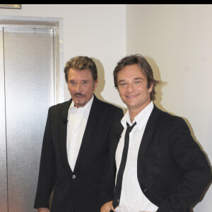 David et Johnny dans les couloirs de Canal + dans les années 90.