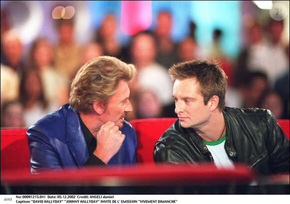 David et Johnny dans Vivement Dimanche en 2002.