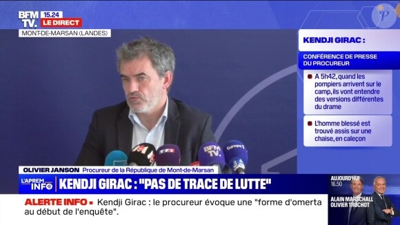 livier Janson, procureur de la République de Mont-de-Marsan en charge de l'affaire Kendji Girac.