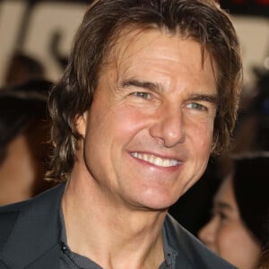 Une prise de risque de taille mais justifiée par les besoins du film. 
Tom Cruise arrive sur le tapis rouge de la première de Mission impossible - Dead Reckoning à New York.