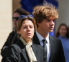 Yasmine, Milo et Roman avaient en effet fait le déplacement.
Yasmine Lavoine et Roman Lavoine, petits-enfants du défunt - Arrivées aux obsèques du prince Jean-Stanislas Poniatowski en l'Eglise polonaise à Paris, France. © Jacovides-Moreau/Bestimage