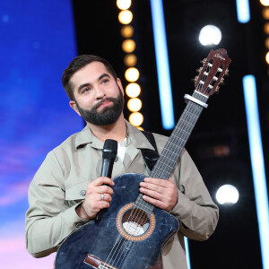 Kendji Girac - Les personnalités se mobilisent lors de la 37ème édition du Téléthon sur le plateau de France 2, avec pour parrain Vianney. Cette année, 80,6 millions de dons ont été promis. Le 9 décembre 2023. © Coadic Guirec / Bestimage