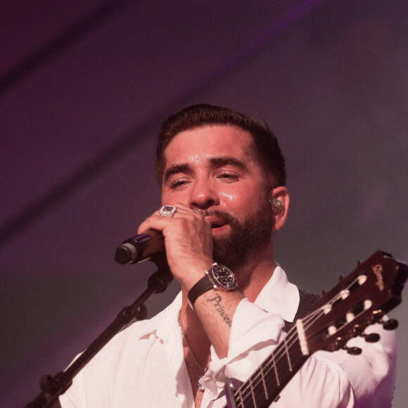 Exclusif - Kendji Girac - Célébration des 10 ans du centre commercial Beaugrenelle à Paris, France. Le 12 octobre 2023. © Christophe Clovis / Bestimage 
