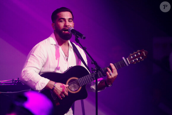 Exclusif - Kendji Girac - Célébration des 10 ans du centre commercial Beaugrenelle à Paris, France. Le 12 octobre 2023. © Christophe Clovis / Bestimage 