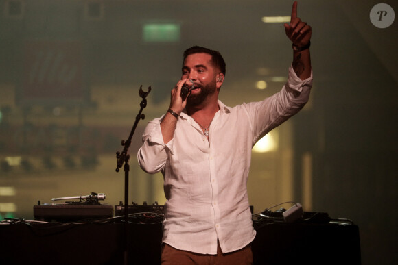 Exclusif - Kendji Girac - Célébration des 10 ans du centre commercial Beaugrenelle à Paris, France. Le 12 octobre 2023. © Christophe Clovis / Bestimage 