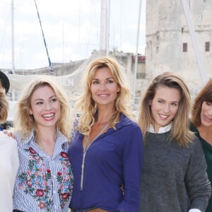 Photocall de la série "Demain nous appartient" lors de la 19ᵉ édition du Festival de la Fiction TV de la Rochelle, France, le 16 septembre 2017. © Patrick Bernard/Bestimage