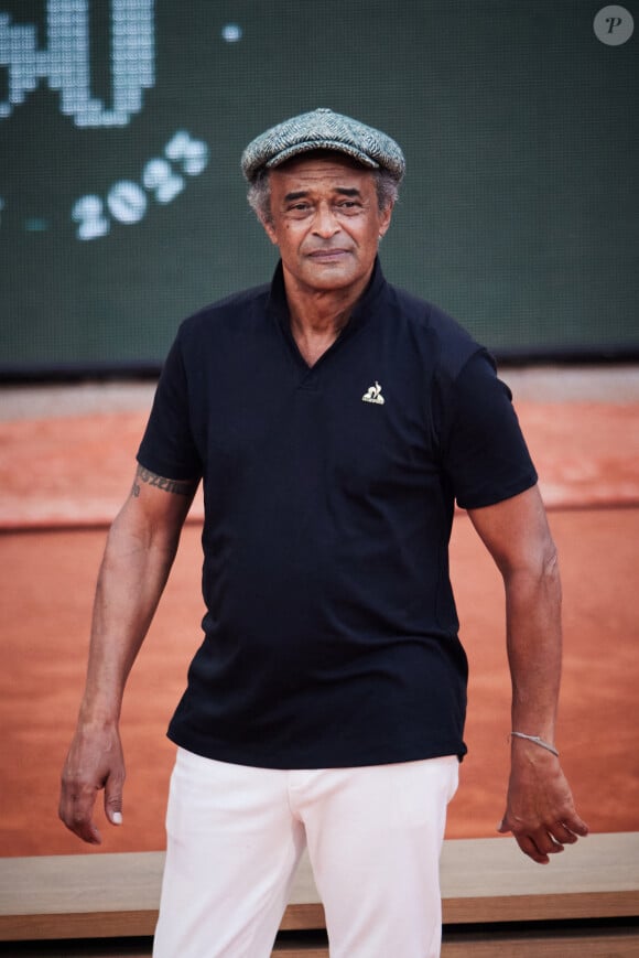 Yannick Noah - Novak Djokovic remporte les Internationaux de France de tennis de Roland Garros 2023 face à Casper Ruud (7-6 [7-1], 6-3, 7-5) à Paris le 11 juin 2023. Novak Djokovic s'adjuge un 23ème titre record en Grand Chelem et dépasse Rafael Nadal, bloqué à 22 titres et forfait cette année. © Jacovides-Moeau/Bestimage