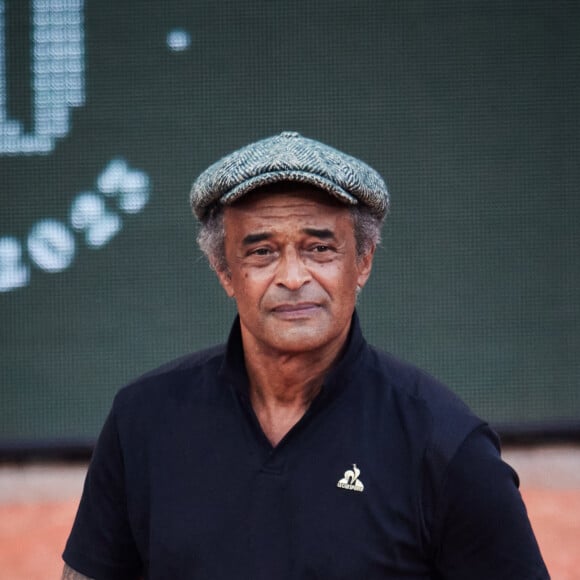 Yannick Noah - Novak Djokovic remporte les Internationaux de France de tennis de Roland Garros 2023 face à Casper Ruud (7-6 [7-1], 6-3, 7-5) à Paris le 11 juin 2023. Novak Djokovic s'adjuge un 23ème titre record en Grand Chelem et dépasse Rafael Nadal, bloqué à 22 titres et forfait cette année. © Jacovides-Moeau/Bestimage