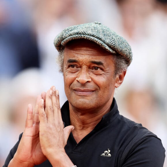 Yannick Noah ajoute plusieurs emojis coeur sous la photo
 
Yannick Noah - Novak Djokovic remporte les Internationaux de France de tennis de Roland Garros 2023 face à Casper Ruud (7-6 [7-1], 6-3, 7-5) à Paris le 11 juin 2023. Novak Djokovic s'adjuge un 23ème titre record en Grand Chelem et dépasse Rafael Nadal, bloqué à 22 titres et forfait cette année. © Jacovides-Moeau/Bestimage