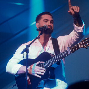 Exclusif - Kendji Girac - Célébration des 10 ans du centre commercial Beaugrenelle à Paris, France. Le 12 octobre 2023. © Christophe Clovis / Bestimage 