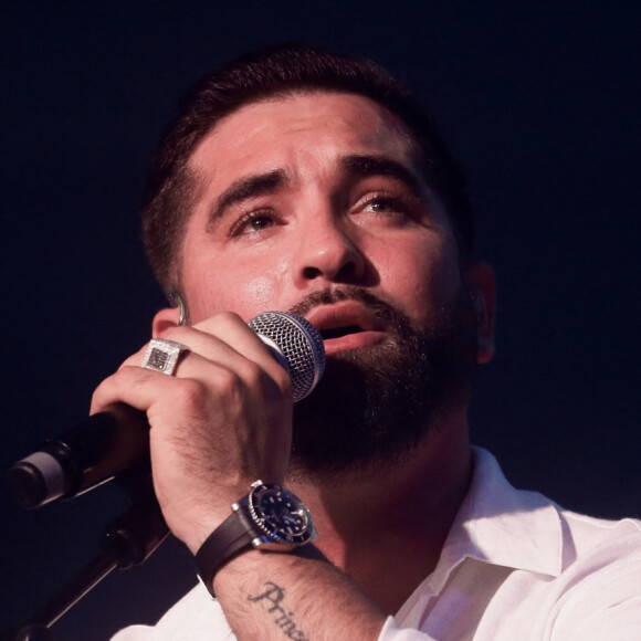 Exclusif - Kendji Girac - Célébration des 10 ans du centre commercial Beaugrenelle à Paris, France. Le 12 octobre 2023. © Christophe Clovis / Bestimage 