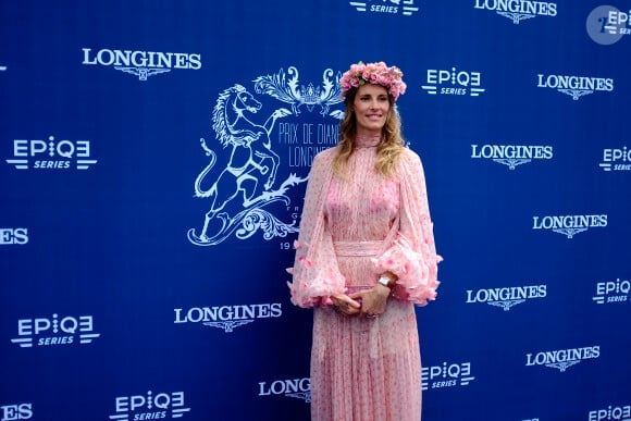 Sophie Thalmann durant le 167ème Prix de Diane Longines à l'hippodrome de Chantilly, à Chantilly, le 19 Juin 2016. © Christophe Bricot/Bestimage 