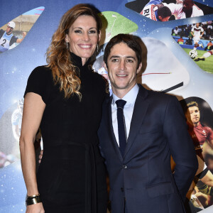 Sophie Thalmann et son mari Christophe Soumillon (jockey belge) - 26ème édition des "Sportel Awards" au Grimaldi Forum à Monaco le 13 octobre, 2015. Sportel est la convention professionnelle la plus renommée du secteur des médias du sport. Chaque année, des leaders du marché international des médias sportifs, du commerce et de l'événementiel sportif se rencontrent pour déterminer le futur des contenus sportifs, des nouveaux médias et des nouvelles technologies. © J.C. Vinaj / Bestimage 