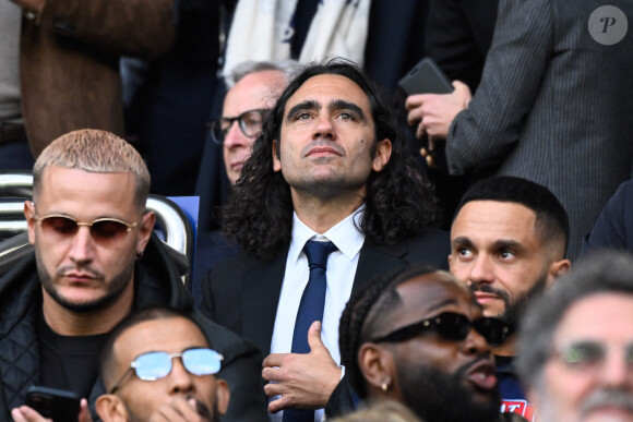 Juan Pablo Sorin dans les tribunes de la demi-finale retour de Ligue des champions entre le PSG face au Borussia Dortmund (0-1) au Parc des Princes à Paris le 7 mai 2024.