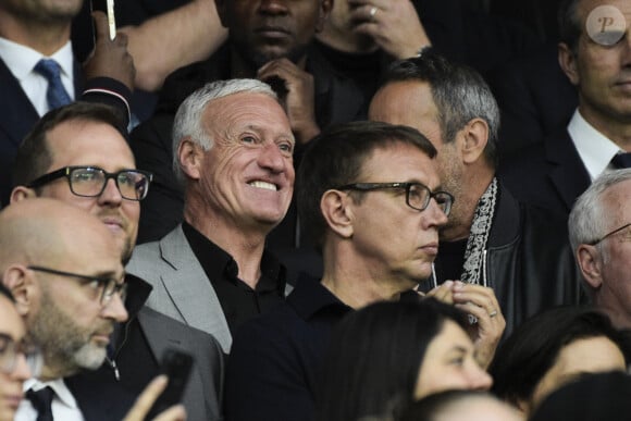 Didier Deschamps - Demi-finale retour de Ligue des champions entre le PSG face au Borussia Dortmund (0-1) au Parc des Princes à Paris le 7 mai 2024.