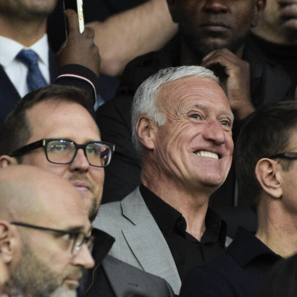 Didier Deschamps - Demi-finale retour de Ligue des champions entre le PSG face au Borussia Dortmund (0-1) au Parc des Princes à Paris le 7 mai 2024.