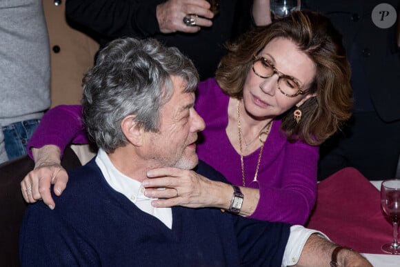 Jean-Louis Borloo et sa femme Béatrice Schönberg - Soirée en l'honneur de Nathalie Baye, organisée par Louis Michel Colla, à La Chope des Puces, restaurant mythique de Marcel Campion à Saint-Ouen. Le 30 avril 2018 © Cyril Moreau / Bestimage 