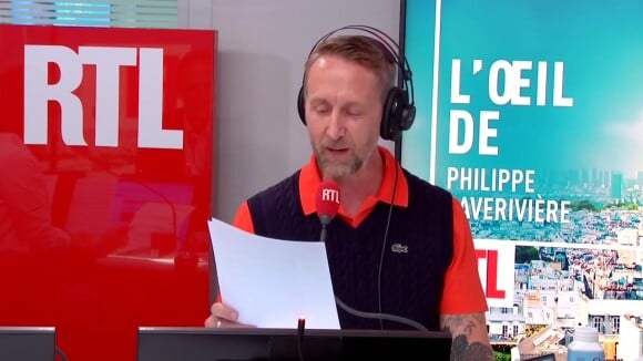 Philippe Caverivière raille le candidat PS aux Européennes Raphaël Glucksmann devant Yves Calvi, au micro de RTL ce jeudi 7 mai 2024.