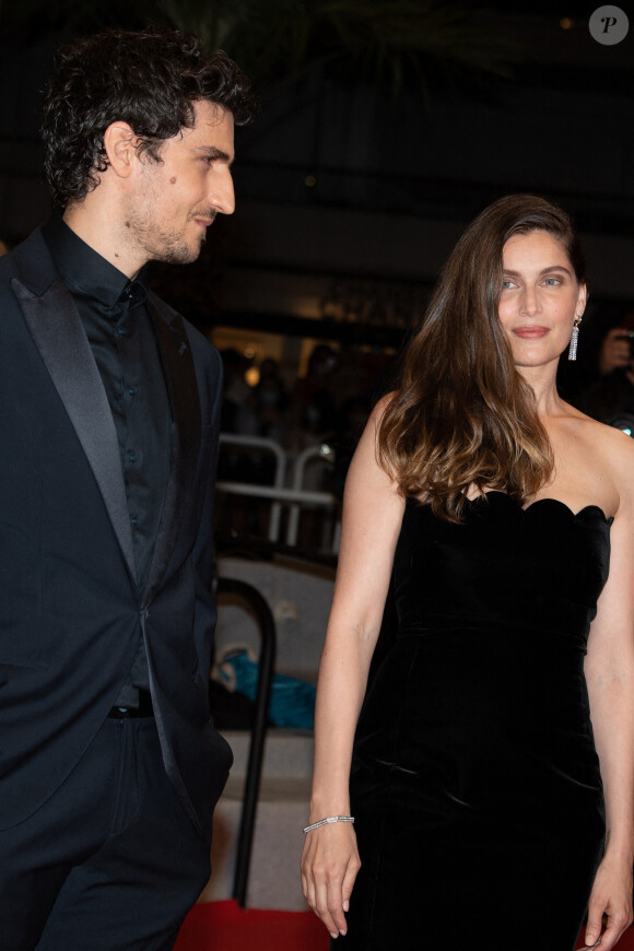 C'est justement cette même année que les deux jeunes parents ont monté ensemble les marches du Festival de Cannes
Laetitia Casta et Louis Garrel au Festival de Cannes 2021. Photo by David Niviere/ABACAPRESS.COM