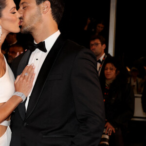 Iris Mittenaere et Diego El Glaoui - Montée des marches du film " Le retour (Homecoming) " lors du 76ème Festival International du Film de Cannes, au Palais des Festivals à Cannes. Le 17 mai 2023 © Jacovides-Moreau / Bestimage 