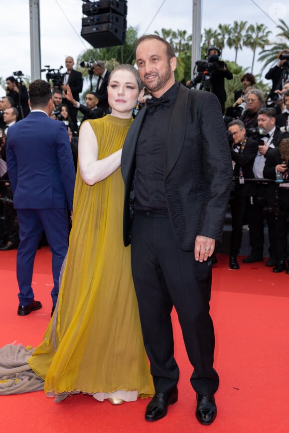 Emilie Dequenne et son mari Michel Ferracci - Montée des marches du film " Le deuxième acte " pour la cérémonie d'ouverture du 77ème Festival International du Film de Cannes, au Palais des Festivals à Cannes. Le 14 mai 2024 © Olivier Borde / Bestimage 