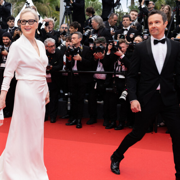 Meryl Streep - Montée des marches du film " Le deuxième acte " pour la cérémonie d'ouverture du 77ème Festival International du Film de Cannes, au Palais des Festivals à Cannes. Le 14 mai 2024 © Olivier Borde / Bestimage 