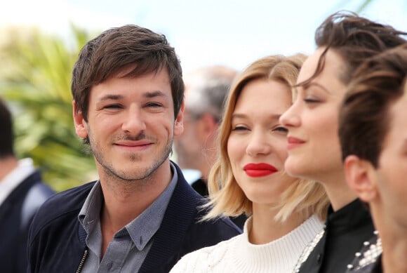 Gaspard Ulliel, Léa Seydoux, Marion Cotillard - Photocall du film "Juste la fin du monde" lors du 69ème Festival International du Film de Cannes. Le 19 mai 2016 © Dominique Jacovides / Bestimage