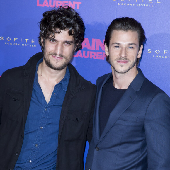 "Ça a été un choc."
Louis Garrel et Gaspard Ulliel - Avant Première du film "Saint Laurent" au Centre Georges Pompidou" à Paris le 23 septembre 2014. 