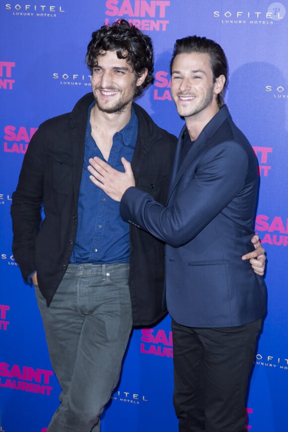 Louis Garrel et Gaspard Ulliel - Avant Première du film "Saint Laurent" au Centre Georges Pompidou" à Paris le 23 septembre 2014. 