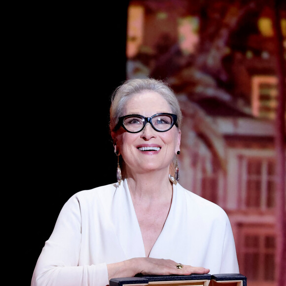 Meryl Streep (Palme d'Or d'Honneur) - Cérémonie d'ouverture du 77ème Festival International du Film de Cannes, au Palais des Festivals à Cannes. Le 14 mai 2024. © Borde-Jacovides-Moreau / Bestimage