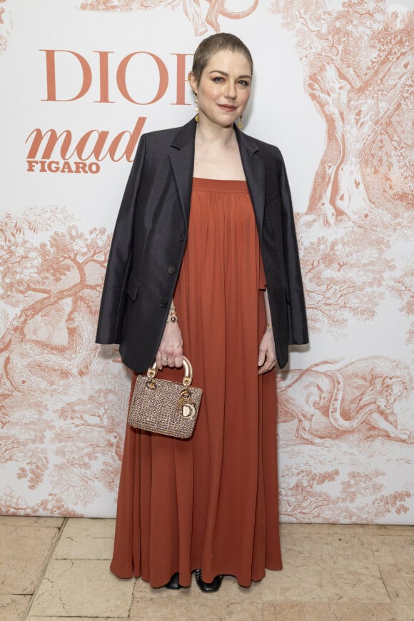 Exclusif - Emilie Dequenne - Photocall du dîner Dior Madame Figaro à la "Terrasse by Albane" sur le rooftop de l'hôtel JW Marriott lors du 77ème Festival International du Film de Cannes le 15 mai 2024. © Olivier Borde/Bestimage