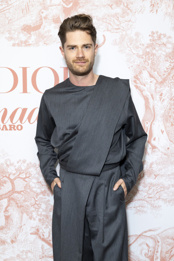 Exclusif - Lukas Dhont - Photocall du dîner Dior Madame Figaro à la "Terrasse by Albane" sur le rooftop de l'hôtel JW Marriott lors du 77ème Festival International du Film de Cannes le 15 mai 2024. © Olivier Borde/Bestimage