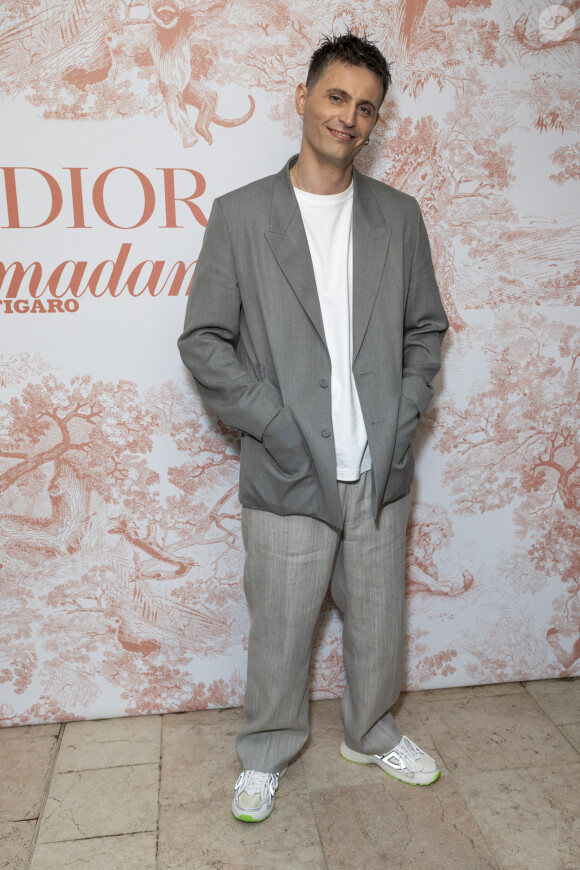 Exclusif - Raphaël Quenard - Photocall du dîner Dior Madame Figaro à la "Terrasse by Albane" sur le rooftop de l'hôtel JW Marriott lors du 77ème Festival International du Film de Cannes le 15 mai 2024. © Olivier Borde/Bestimage