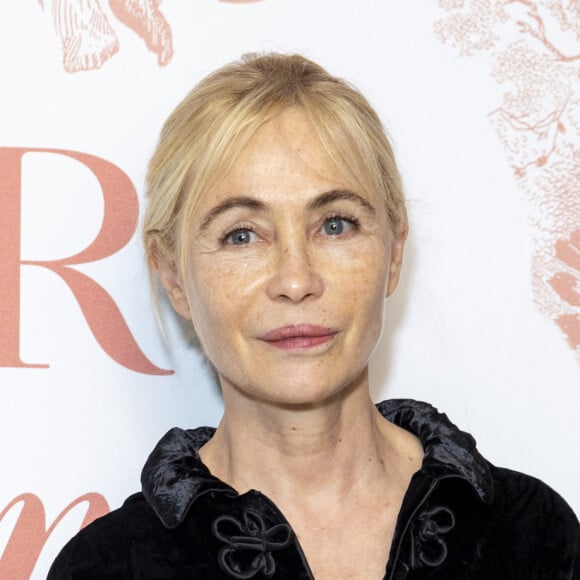 Exclusif - Emmanuelle Béart - Photocall du dîner Dior Madame Figaro à la "Terrasse by Albane" sur le rooftop de l'hôtel JW Marriott lors du 77ème Festival International du Film de Cannes le 15 mai 2024. © Olivier Borde/Bestimage