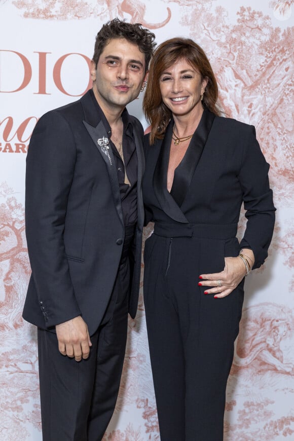 Exclusif - Xavier Dolan, Albane Cleret - Photocall du dîner Dior Madame Figaro à la "Terrasse by Albane" sur le rooftop de l'hôtel JW Marriott lors du 77ème Festival International du Film de Cannes le 15 mai 2024. © Olivier Borde/Bestimage