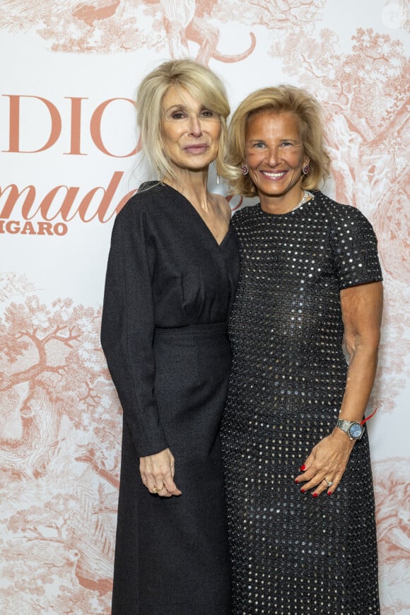 Exclusif - Anne-Florence Schmitt, Iris Knobloch - Photocall du dîner Dior Madame Figaro à la "Terrasse by Albane" sur le rooftop de l'hôtel JW Marriott lors du 77ème Festival International du Film de Cannes le 15 mai 2024. © Olivier Borde/Bestimage No Web - Belgique et Suisse  Exclusive - For Germany call for price - Photocall of the Dior Madame Figaro dinner at the “Terrasse by Albane” on the rooftop of the JW Marriott hotel during the 77th Cannes International Film Festival on May 15, 2024.