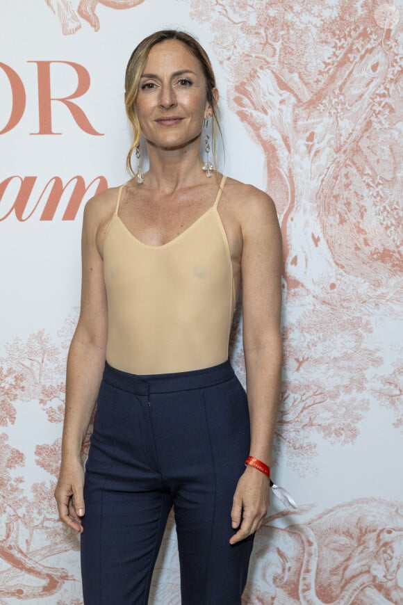 Exclusif - Camille Chamoux - Photocall du dîner Dior Madame Figaro à la "Terrasse by Albane" sur le rooftop de l'hôtel JW Marriott lors du 77ème Festival International du Film de Cannes le 15 mai 2024. © Olivier Borde/Bestimage No Web - Belgique et Suisse  Exclusive - For Germany call for price - Photocall of the Dior Madame Figaro dinner at the "Terrasse by Albane" on the rooftop of the JW Marriott hotel during the 77th Cannes International Film Festival on May 15, 2024.