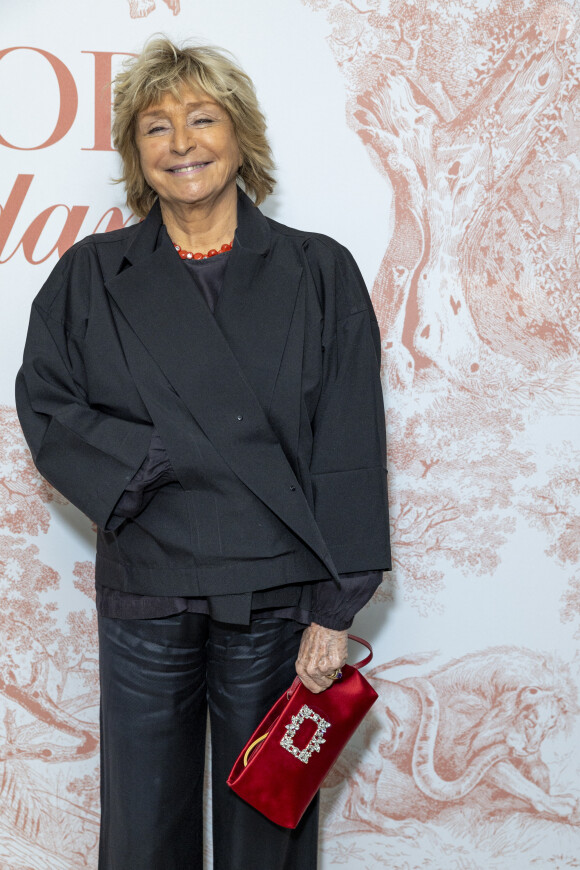 Exclusif - Danièle Thompson - Photocall du dîner Dior Madame Figaro à la "Terrasse by Albane" sur le rooftop de l'hôtel JW Marriott lors du 77ème Festival International du Film de Cannes le 15 mai 2024. © Olivier Borde/Bestimage No Web - Belgique et Suisse  Exclusive - For Germany call for price - Photocall of the Dior Madame Figaro dinner at the "Terrasse by Albane" on the rooftop of the JW Marriott hotel during the 77th Cannes International Film Festival on May 15, 2024.