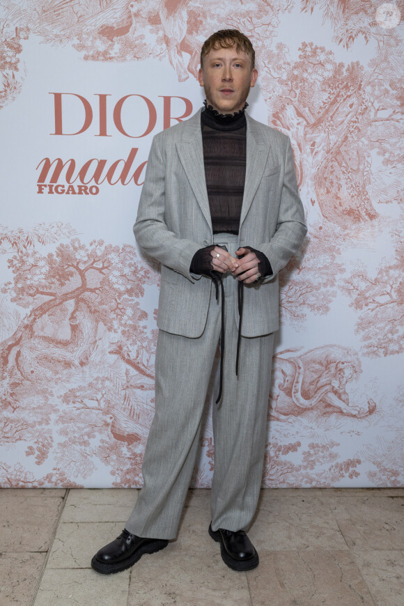 Exclusif - Eddy de Pretto - Photocall du dîner Dior Madame Figaro à la "Terrasse by Albane" sur le rooftop de l'hôtel JW Marriott lors du 77ème Festival International du Film de Cannes le 15 mai 2024. © Olivier Borde/Bestimage No Web - Belgique et Suisse  Exclusive - For Germany call for price - Photocall of the Dior Madame Figaro dinner at the “Terrasse by Albane” on the rooftop of the JW Marriott hotel during the 77th Cannes International Film Festival on May 15, 2024.