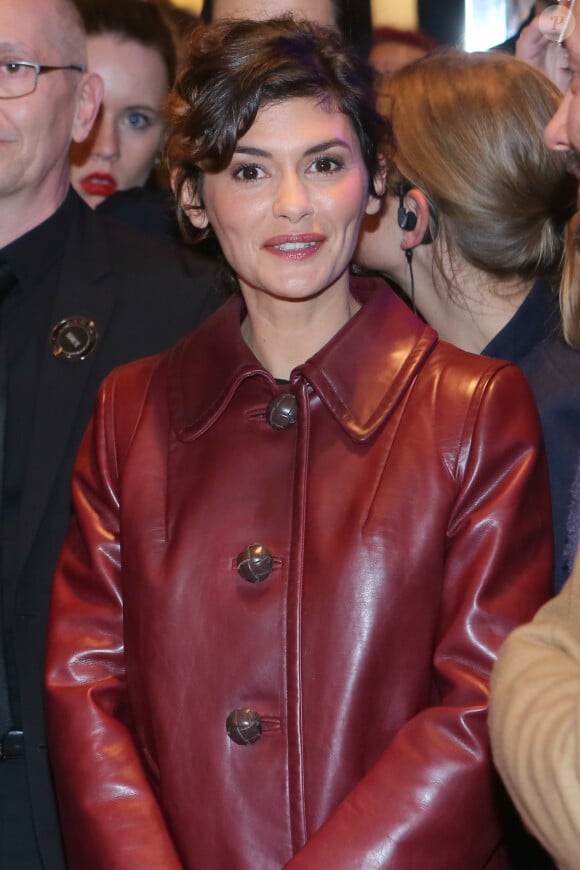 Audrey Tautou - Inauguration des décorations de Noël des Galeries Lafayette à Paris, le 8 novembre 2016. © CVS/Bestimage 