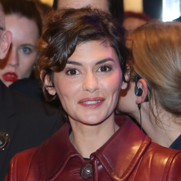 Audrey Tautou - Inauguration des décorations de Noël des Galeries Lafayette à Paris, le 8 novembre 2016. © CVS/Bestimage 